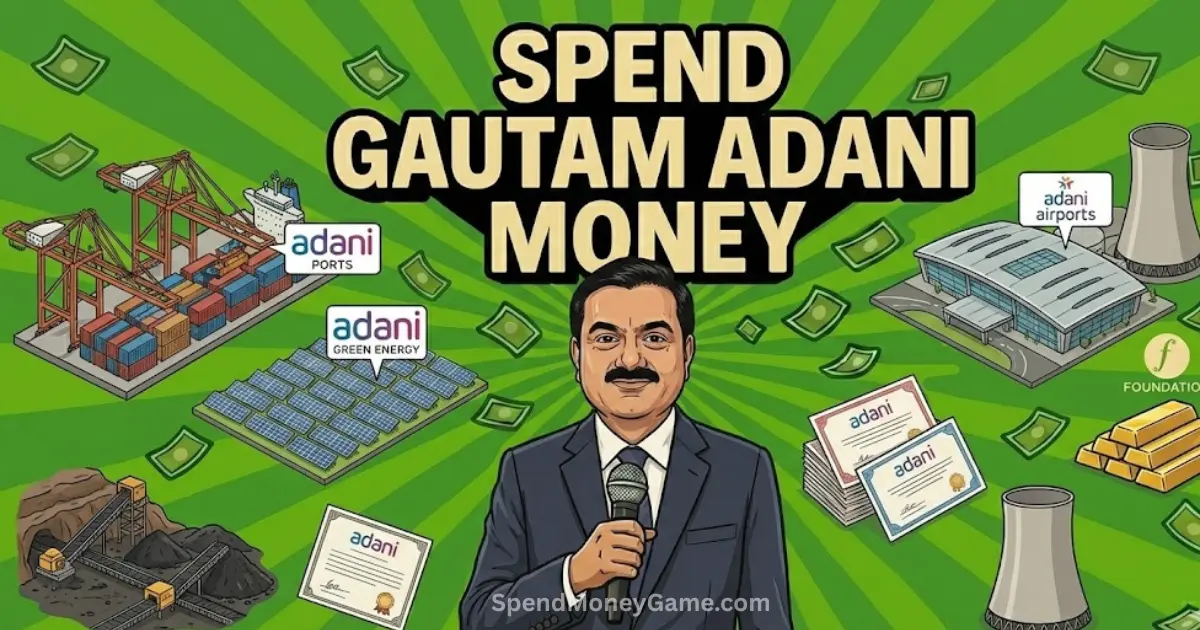 Spend Gautam Adani Money